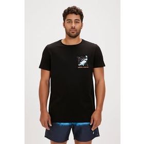 Bad Bear Francis Siyah Baskılı Erkek T-shirt