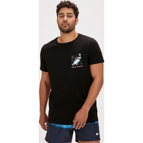 Bad Bear Francis Siyah Baskılı Erkek T-shirt