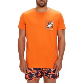 Bad Bear Francis Turuncu Baskılı Erkek T-shirt