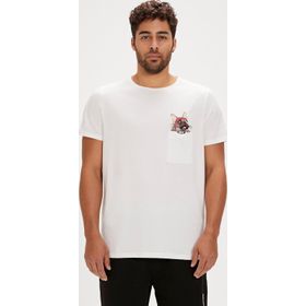 Bad Bear Gotcha Beyaz Baskılı Erkek T-shirt