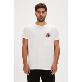 Bad Bear Gotcha Beyaz Baskılı Erkek T-shirt