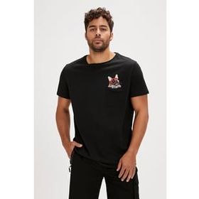 Bad Bear Gotcha Siyah Baskılı Erkek T-shirt