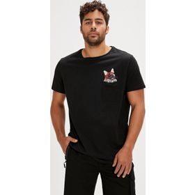 Bad Bear Gotcha Siyah Baskılı Erkek T-shirt
