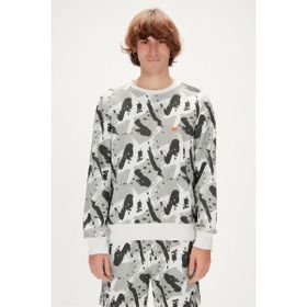 Bad Bear Hardy Crewneck Beyaz Erkek Sweatshirt