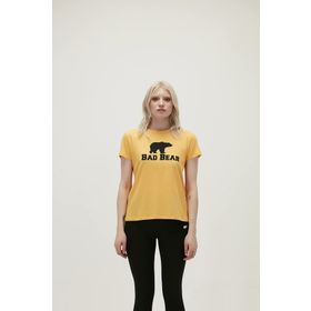 Bad Bear Kadın Hardal Logo Tee Tişört