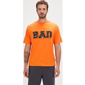 Bad Bear Levin Turuncu Baskılı Oversize Erkek T-shirt