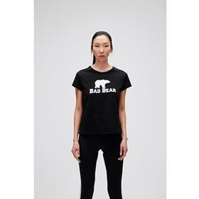 Bad Bear Logo Tee Kadın Siyah Tişört