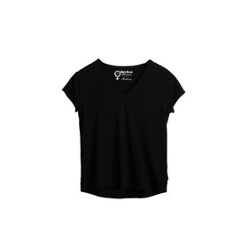 Bad Bear Olivia V-Neck Tee Siyah Kadın Tişört