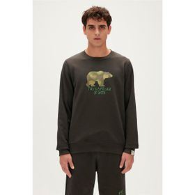 Bad Bear Re-Fınger Crewneck Siyah Erkek Sweatshirt