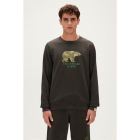 Bad Bear Re-Fınger Crewneck Siyah Erkek Sweatshirt