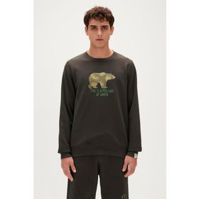 Bad Bear Re-Fınger Crewneck Siyah Erkek Sweatshirt