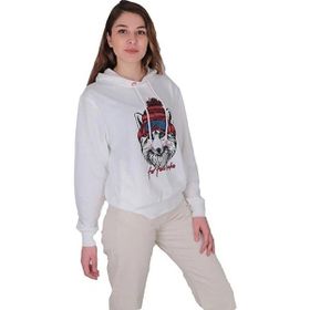 Bad Bear Snowfox Beyaz Kadın Sweatshirt