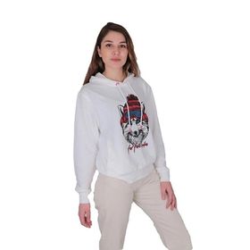 Bad Bear Snowfox Beyaz Kadın Sweatshirt