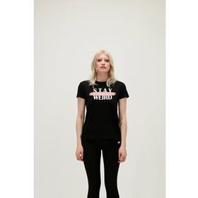 Bad Bear Stay Weird Tee Siyah Kadın T-shirt