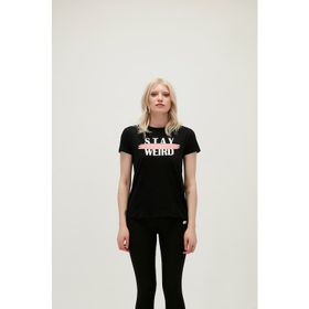 Bad Bear Stay Weird Tee Siyah Kadın T-shirt