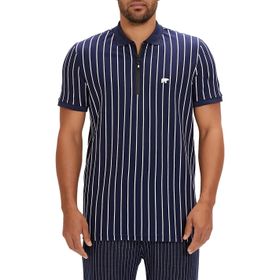 Bad Bear Theo Lacivert Polo Yaka Fermuarlı Erkek T-shirt