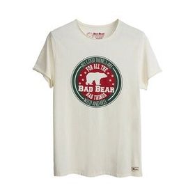 Bad Bear Things Erkek Beyaz T-shirt