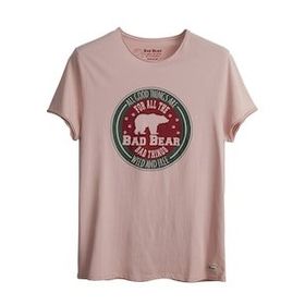 Bad Bear Things Erkek Beyaz T-shirt