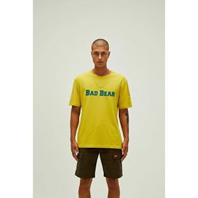 Bad Bear Title Erkek Pembe Bisiklet Yaka Tişört
