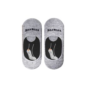 Bad Bear Unisex Core Zero Gri Melanj Çorap
