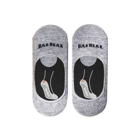 Bad Bear Unisex Core Zero Gri Melanj Çorap