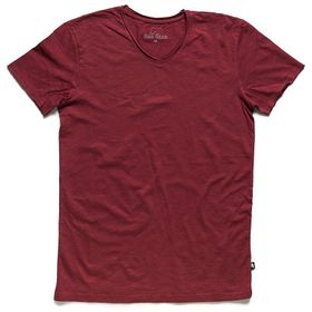 Bad Bear V-Neck Bordo Erkek T-shirt
