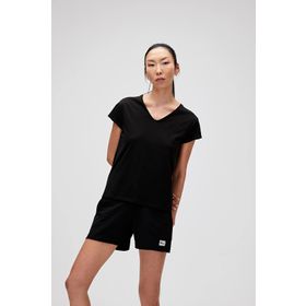 Bad Bear Violet V-Neck Tee Siyah Kadın Tişört