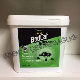 Badcat Wax 5 kg Fare Zehiri Mum Blok Sıçan Zehiri