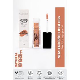 Bade Natural 04 Peach Champagne Nemlendirici Dudak Parlatıcısı
