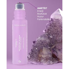 Bade Natural 10 ml Ametist Roll On Anti Aging Yüz Masaj Serumu