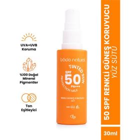 Bade Natural 100 ml 50 SPF Yüz ve Vücut Güneş Sütü