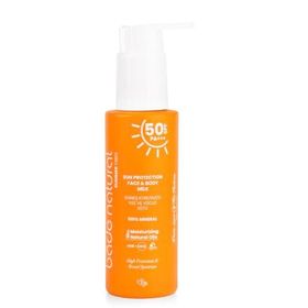 Bade Natural 100 ml 50 SPF Yüz ve Vücut Güneş Sütü