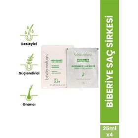 Bade Natural 25 ml 4 Adet Biberiye Besleyici ve Güçlendirici Saç Maskesi