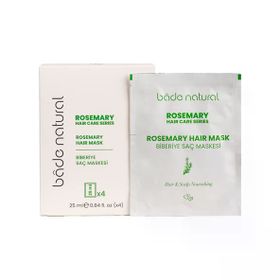 Bade Natural 25 ml 4 Adet Biberiye Besleyici ve Güçlendirici Saç Maskesi