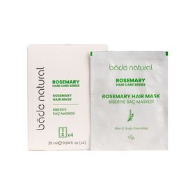 Bade Natural 25 ml 4 Adet Biberiye Besleyici ve Güçlendirici Saç Maskesi