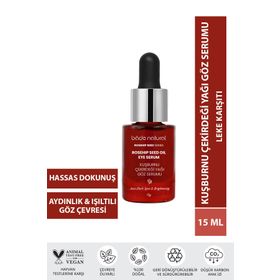Bade Natural Aydınlatıcı ve Leke Karşıtı Kuşburnu Çekirdeği Yağı 15 ml Göz Serumu