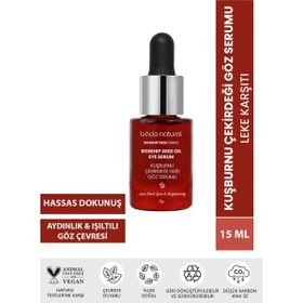 Bade Natural Aydınlatıcı ve Leke Karşıtı Kuşburnu Çekirdeği Yağı 15 ml Göz Serumu