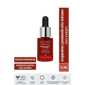 Bade Natural Aydınlatıcı ve Leke Karşıtı Kuşburnu Çekirdeği Yağı 15 ml Göz Serumu