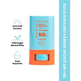 Bade Natural Kids Doğal ve Mineral Filtre SPF50 16 gr Stick Güneş Kremi