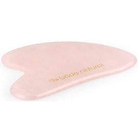 Bade Natural Kuvars Gua Sha Pembe Doğal ve Gerçek Yüz Masaj Taşı