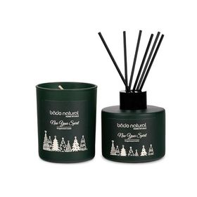 Bade Natural New Year Spirit Gingerbread Cookie Soya Mumu ve Çubuklu Oda Kokusu