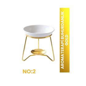Bade Natural No: 2 Altın Aromaterapi Buhurdanlık