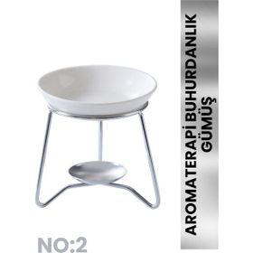 Bade Natural No: 2 Gümüş Aromaterapi Buhurdanlık