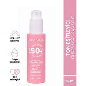 Bade Natural Pembe SPF50 30 ml Güneş Kremi