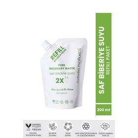Bade Natural Refill Biberiye Suyu 200 ml Saç Toniği