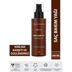 Bade Natural Yıpranmış Saçlara Özel Güçlendirici ve Besleyici 100 ml Saç Bakım Yağı
