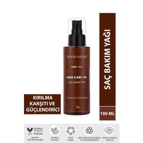 Bade Natural Yıpranmış Saçlara Özel Güçlendirici ve Besleyici 100 ml Saç Bakım Yağı