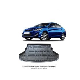 Badela Hyundai Accent Blue 2015 3D Kauçuk Bagaj Havuzu