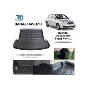 Badela Hyundai Accent Era 2008 3D Kauçuk Bagaj Havuzu