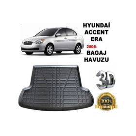Badela Hyundai Accent Era 2009 3D Kauçuk Bagaj Havuzu